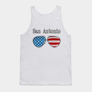 AMERICA PILOT GLASSES SAN ANTONIO CITY Tank Top